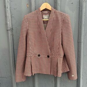 Soia & Kyo Houndstooth Jacket, size M
